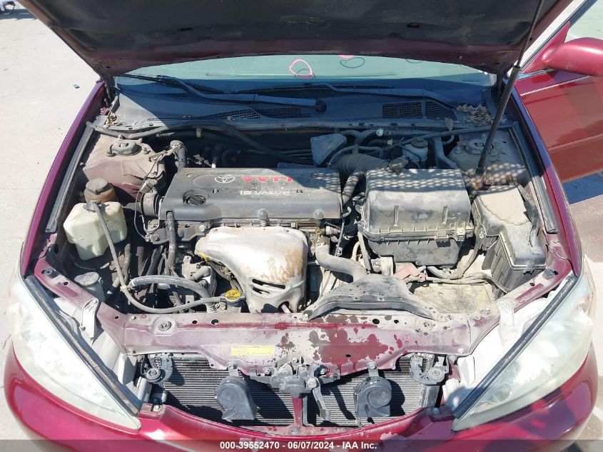 2003 Toyota Camry Le VIN: 4T1BE32KX3U143718 Lot: 39552470