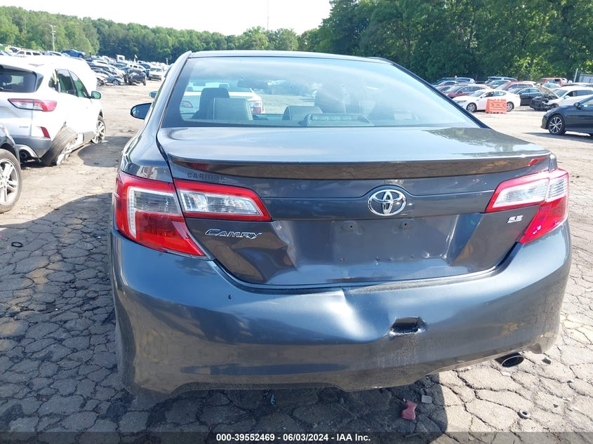 2013 Toyota Camry Se VIN: 4T1BF1FK7DU70853 Lot: 39552469