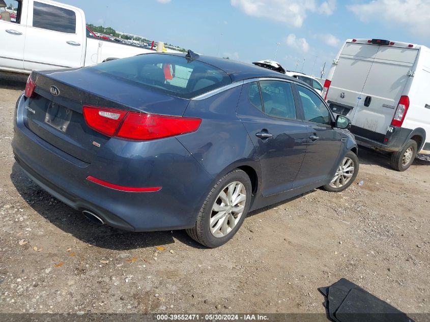 2015 Kia Optima Lx VIN: 5XXGM4A74FG461876 Lot: 39552471