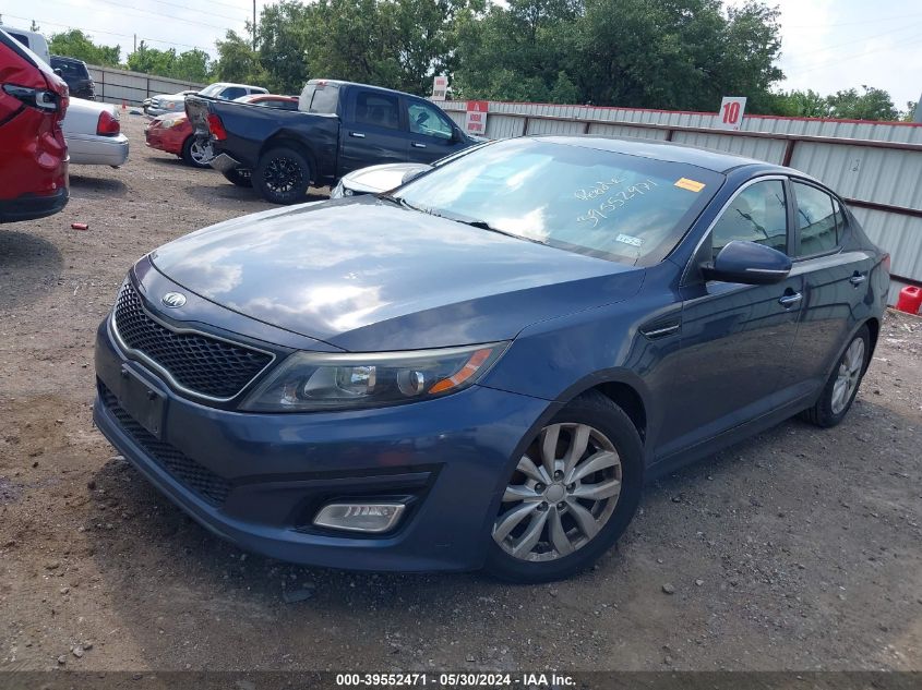 2015 Kia Optima Lx VIN: 5XXGM4A74FG461876 Lot: 39552471