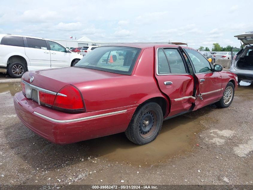 2002 Mercury Grand Marquis Gs VIN: 2MEFM74W92X639177 Lot: 39552472