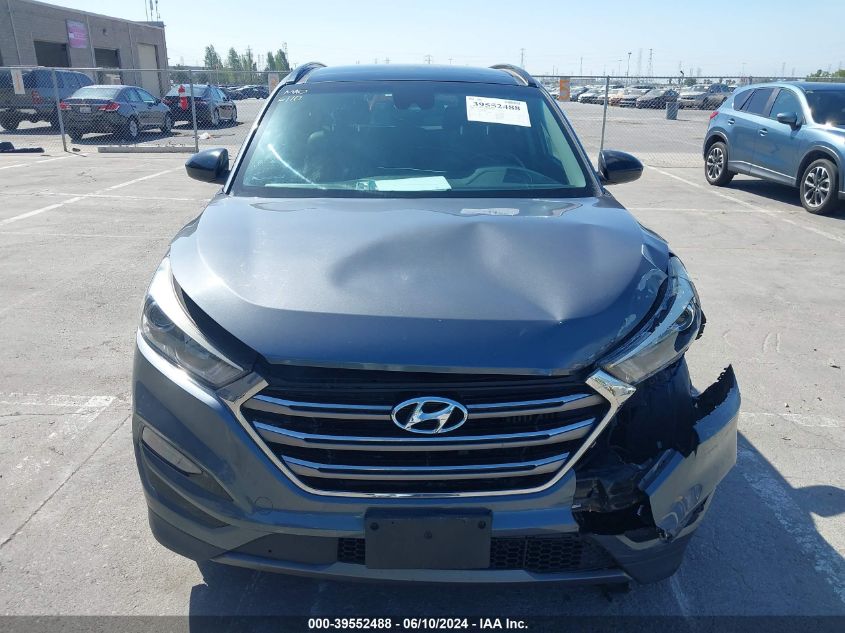 2016 Hyundai Tucson Limited VIN: KM8J3CA23GU078896 Lot: 39552488