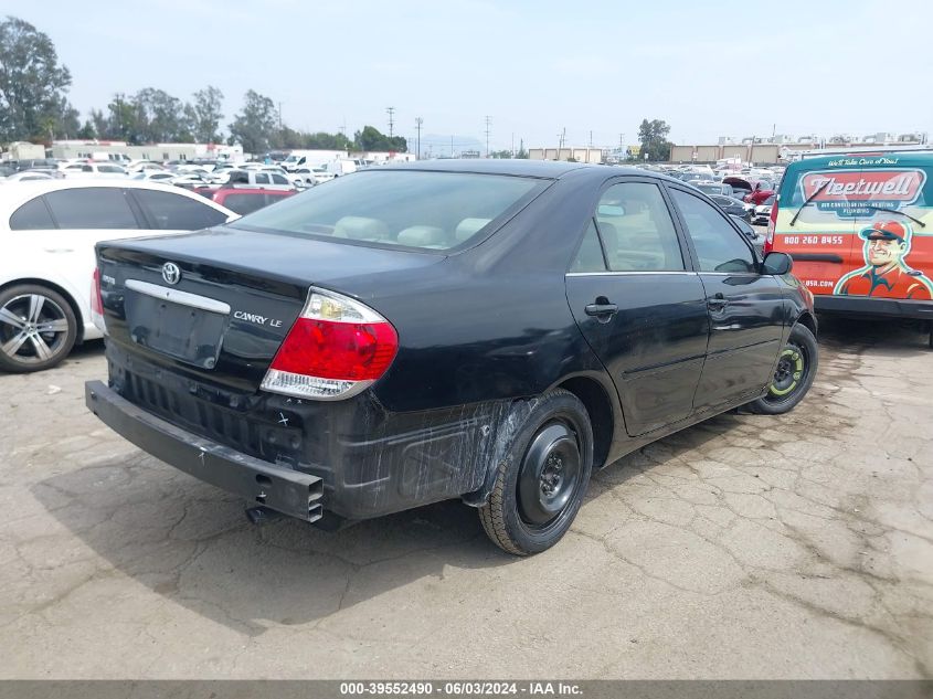 2005 Toyota Camry Le VIN: 4T1BE30K65U637726 Lot: 39552490