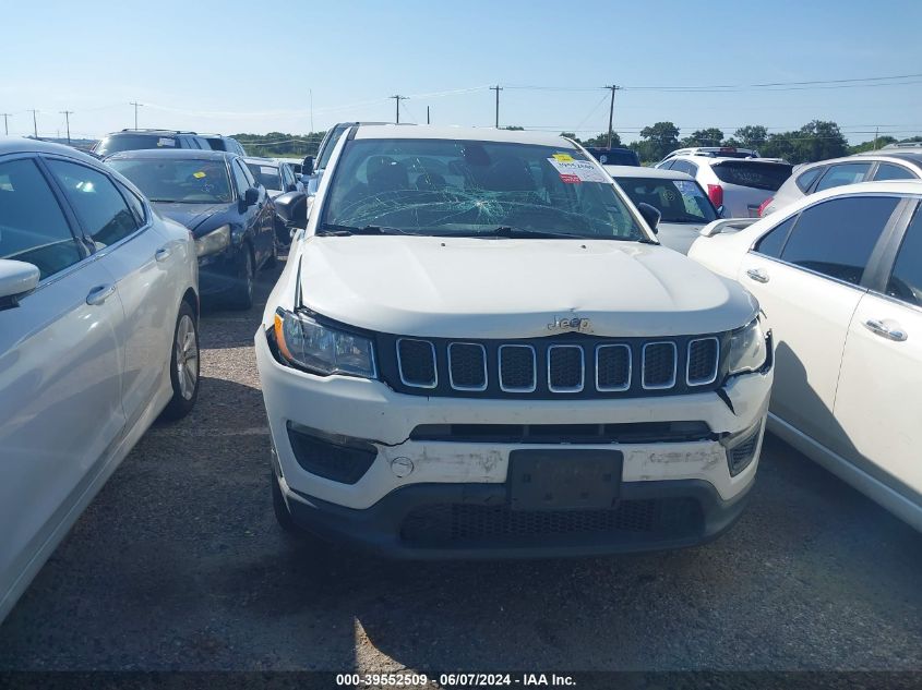 2018 Jeep Compass Sport Fwd VIN: 3C4NJCAB7JT326886 Lot: 39552509