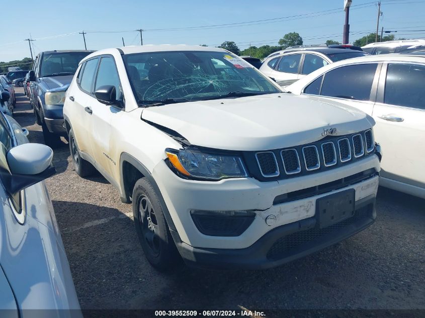 2018 Jeep Compass Sport Fwd VIN: 3C4NJCAB7JT326886 Lot: 39552509