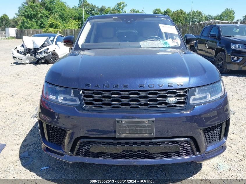 2019 Land Rover Range Rover Sport Supercharged Dynamic VIN: SALWR2RE9KA854274 Lot: 39552513