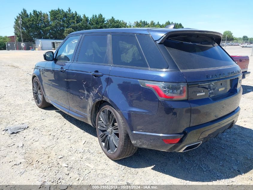 2019 Land Rover Range Rover Sport Supercharged Dynamic VIN: SALWR2RE9KA854274 Lot: 39552513