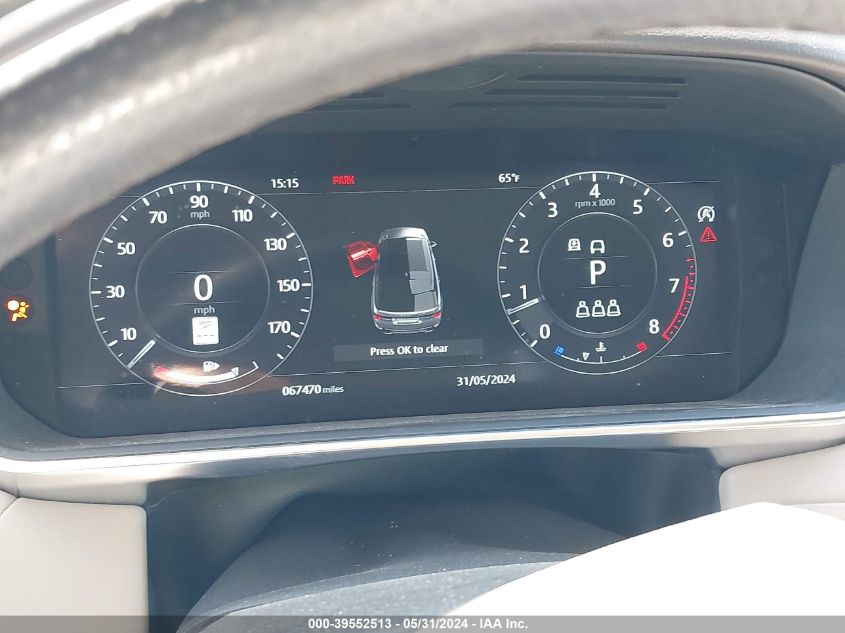 2019 Land Rover Range Rover Sport Supercharged Dynamic VIN: SALWR2RE9KA854274 Lot: 39552513