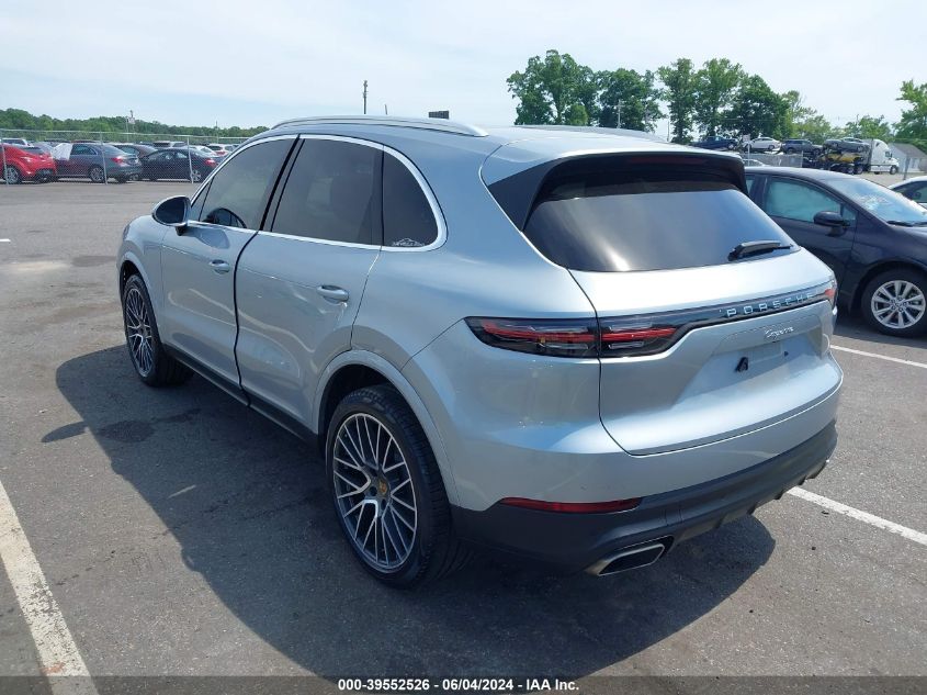 2020 Porsche Cayenne VIN: WP1AA2AY9LDA02908 Lot: 39552526