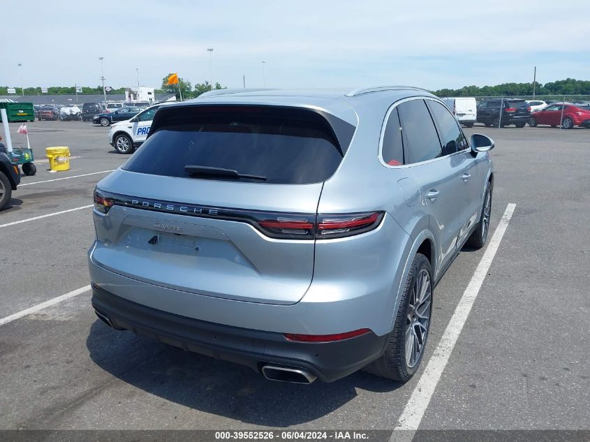 2020 Porsche Cayenne VIN: WP1AA2AY9LDA02908 Lot: 39552526