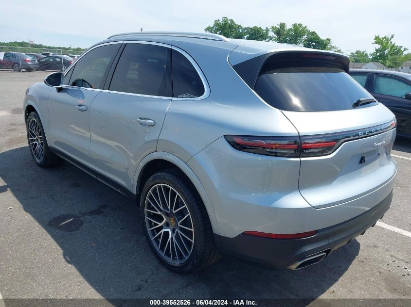 2020 Porsche Cayenne VIN: WP1AA2AY9LDA02908 Lot: 39552526