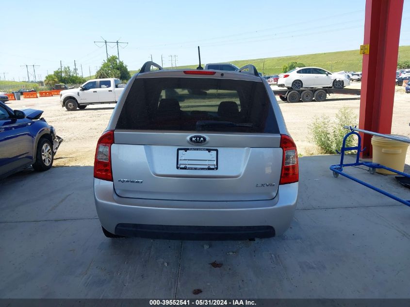 2009 Kia Rondo Lx V6 VIN: KNAFG526197252409 Lot: 39552541