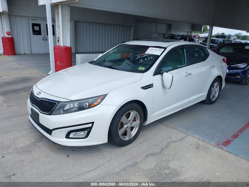 2014 Kia Optima Lx VIN: 5XXGM4A74EG313676 Lot: 39552550