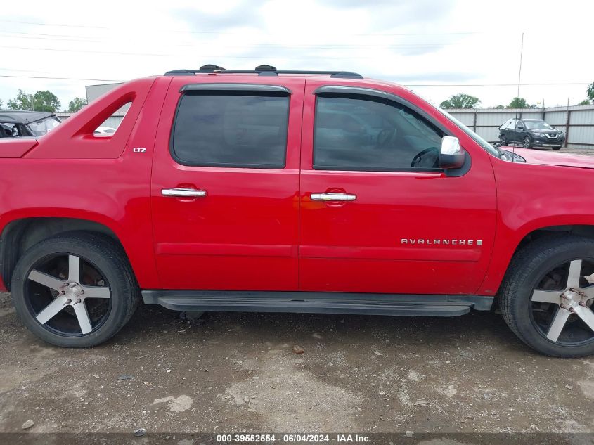 2007 Chevrolet Avalanche 1500 Ltz VIN: 3GNEC12057G292158 Lot: 39552554