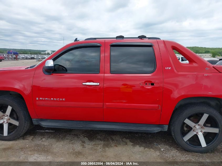 2007 Chevrolet Avalanche 1500 Ltz VIN: 3GNEC12057G292158 Lot: 39552554