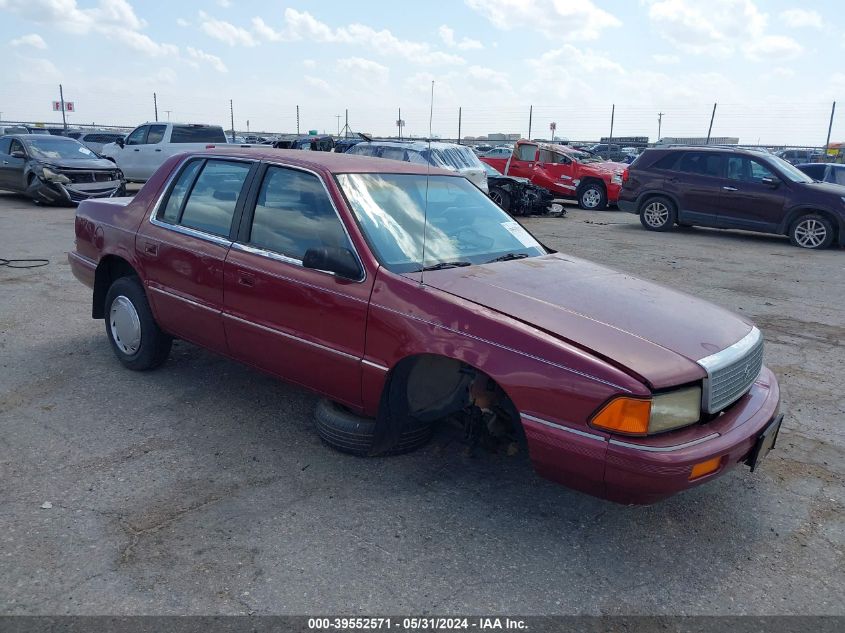 1991 Plymouth Acclaim VIN: 1P3XA46K0MF510816 Lot: 39552571