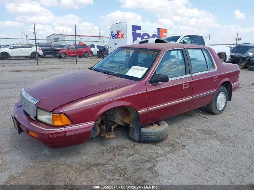 1991 Plymouth Acclaim VIN: 1P3XA46K0MF510816 Lot: 39552571