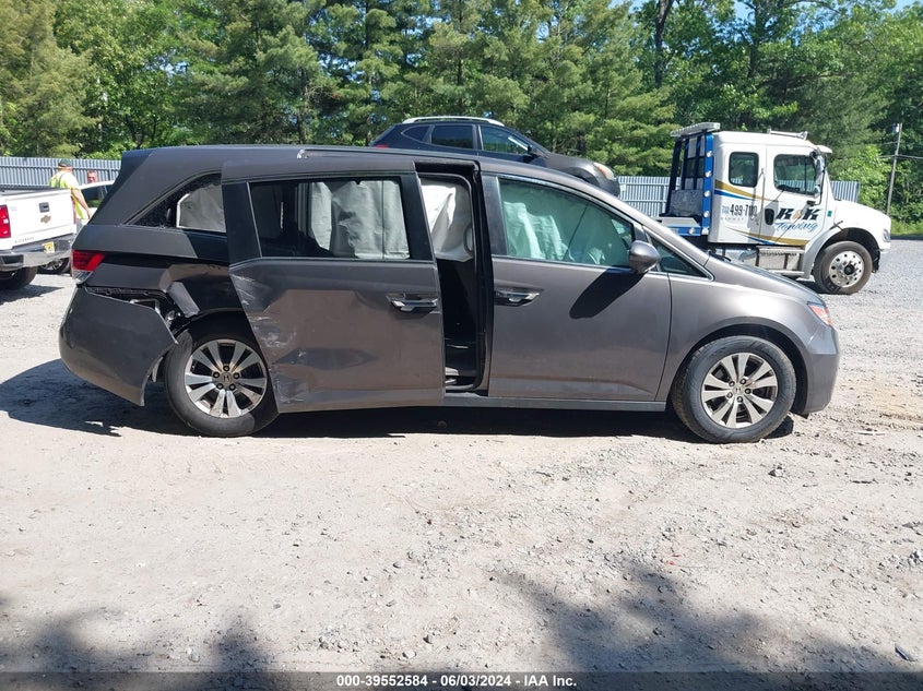 2016 Honda Odyssey Ex-L VIN: 5FNRL5H62GB169825 Lot: 39552584