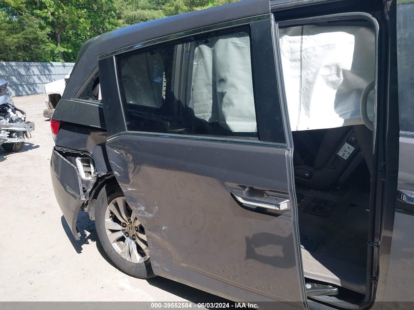 2016 Honda Odyssey Ex-L VIN: 5FNRL5H62GB169825 Lot: 39552584