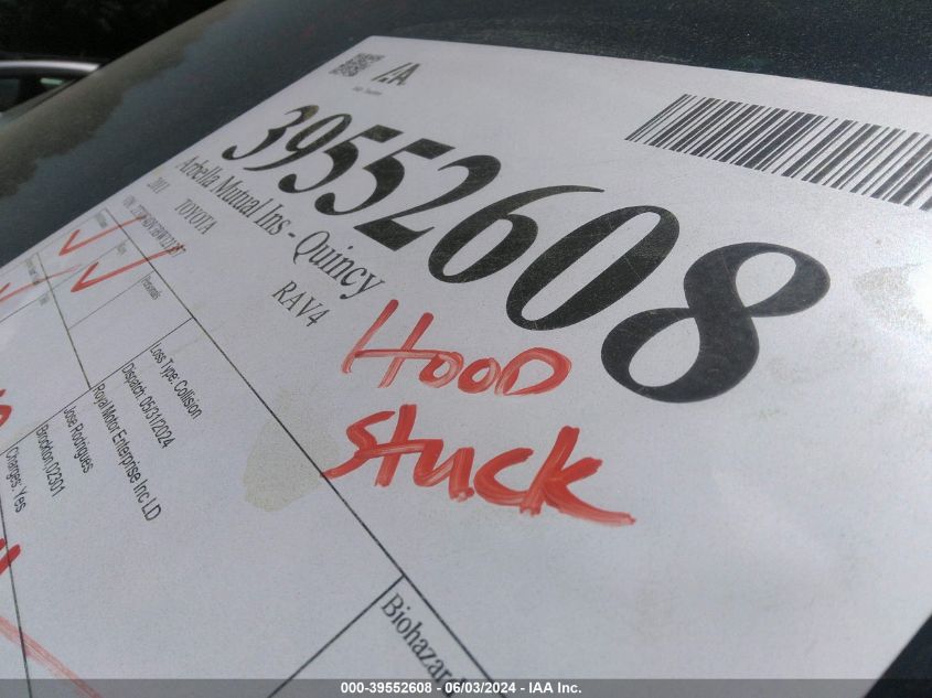 2011 Toyota Rav4 Limited VIN: 2T3DF4DV3BW121357 Lot: 39552608