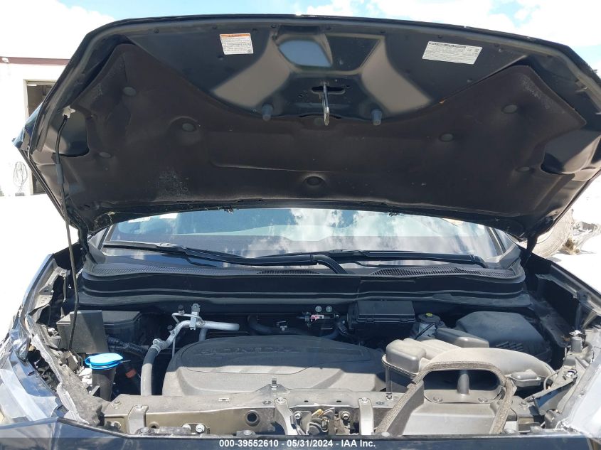 2022 Honda Passport Awd Trailsport VIN: 5FNYF8H66NB018195 Lot: 39552610