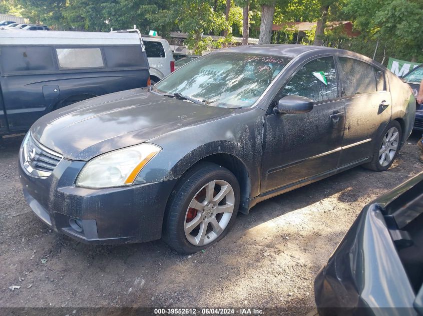 2007 Nissan Maxima Se/Sl VIN: 1N4BA41E07C821167 Lot: 39552612