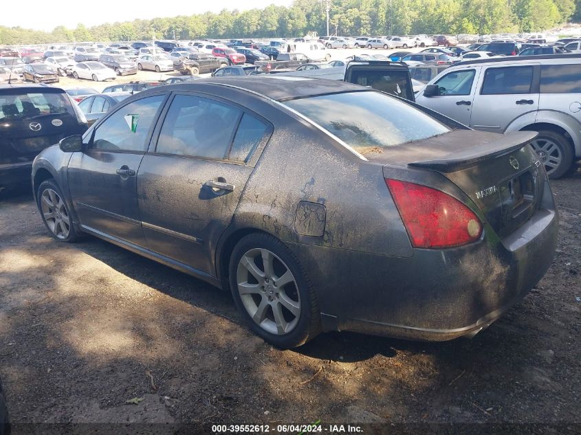 2007 Nissan Maxima Se/Sl VIN: 1N4BA41E07C821167 Lot: 39552612