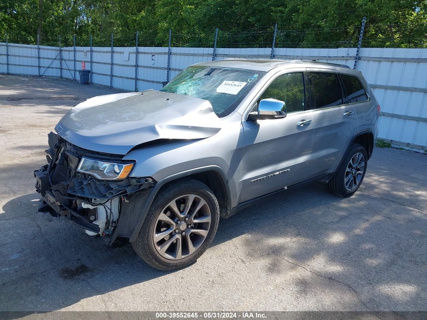 VIN 1C4RJFBG5JC222406 2018 JEEP GRAND CHEROKEE LIMITED