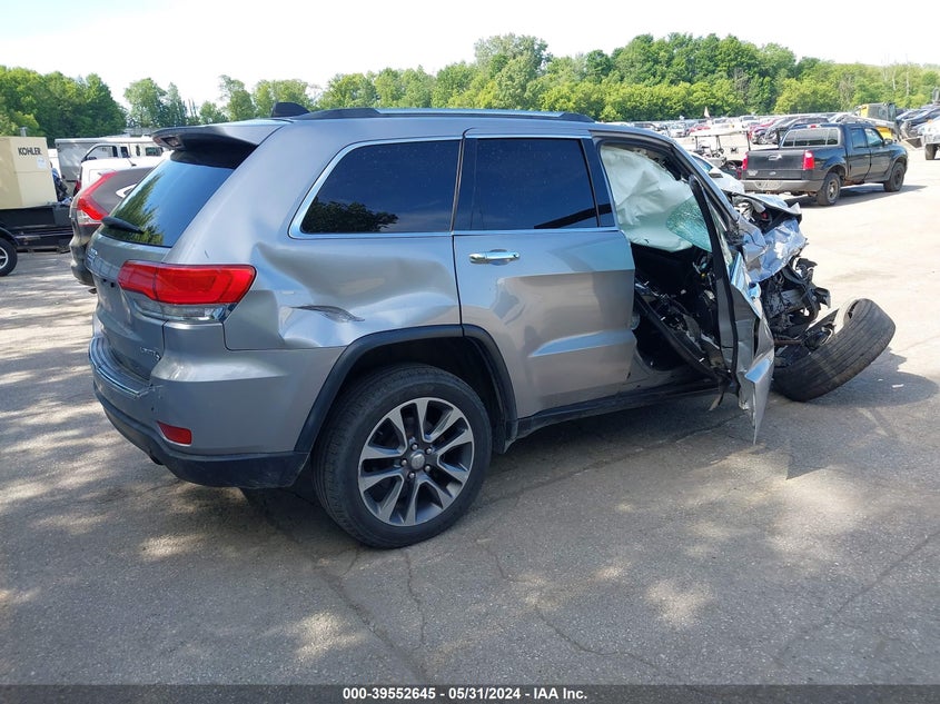 VIN 1C4RJFBG5JC222406 2018 JEEP GRAND CHEROKEE LIMITED