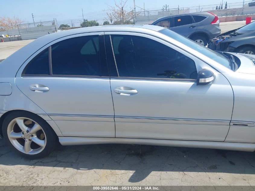 2006 Mercedes-Benz C 230 Sport VIN: WDBRF52HX6F815526 Lot: 39552646