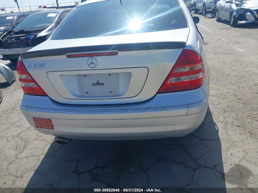 2006 Mercedes-Benz C 230 Sport VIN: WDBRF52HX6F815526 Lot: 39552646