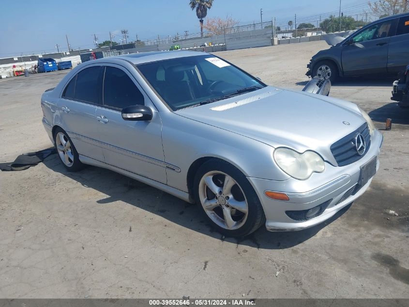 2006 Mercedes-Benz C 230 Sport VIN: WDBRF52HX6F815526 Lot: 39552646