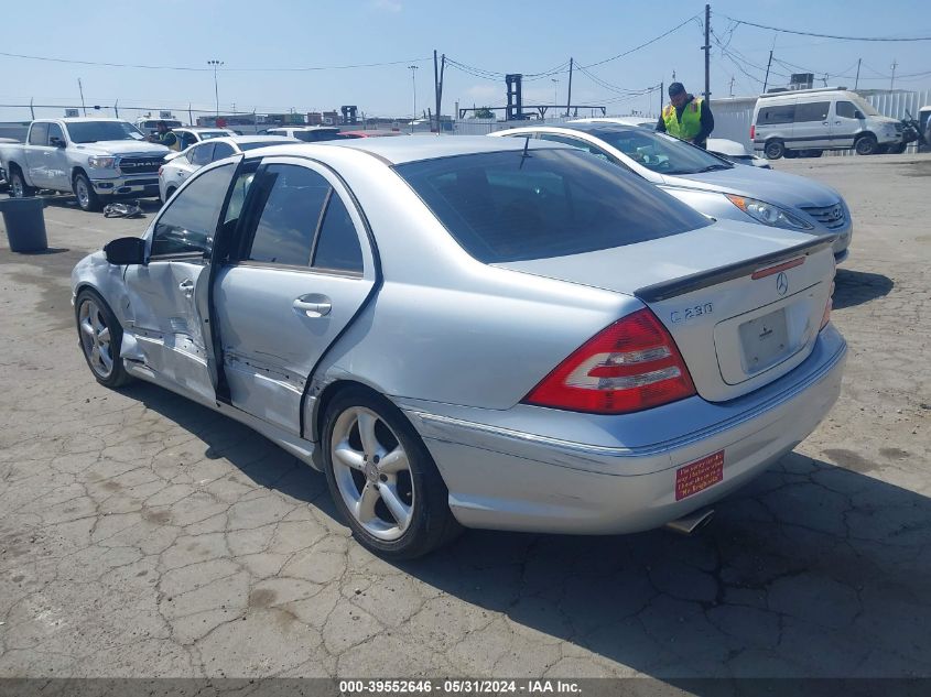 2006 Mercedes-Benz C 230 Sport VIN: WDBRF52HX6F815526 Lot: 39552646