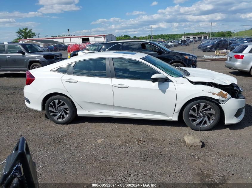 2018 Honda Civic Ex VIN: 2HGFC2F76JH514239 Lot: 39552671