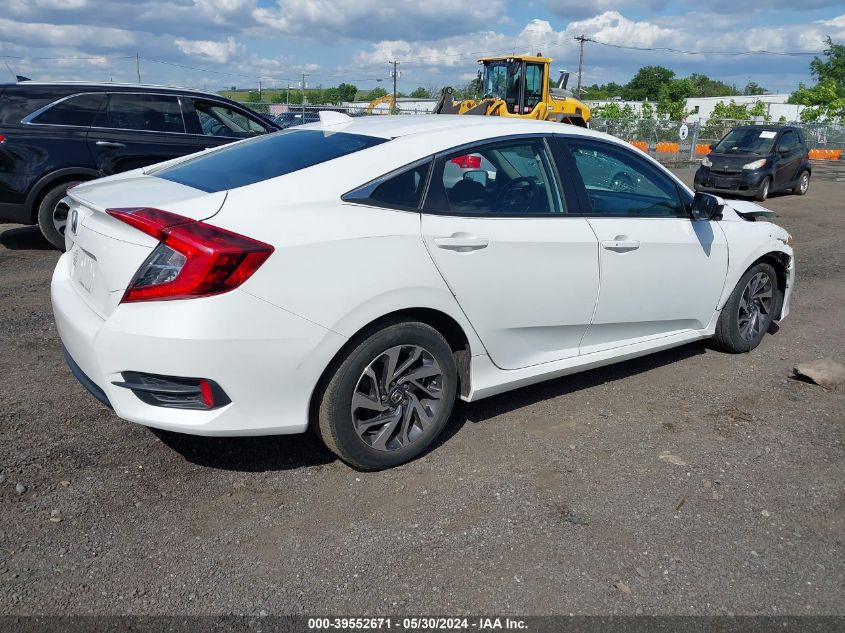 2018 Honda Civic Ex VIN: 2HGFC2F76JH514239 Lot: 39552671