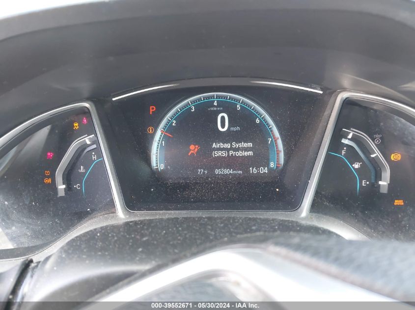 2018 Honda Civic Ex VIN: 2HGFC2F76JH514239 Lot: 39552671