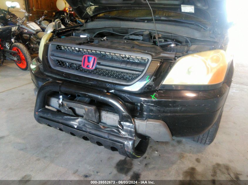 2003 Honda Pilot Ex-L VIN: 2HKYF18583H524298 Lot: 39552673