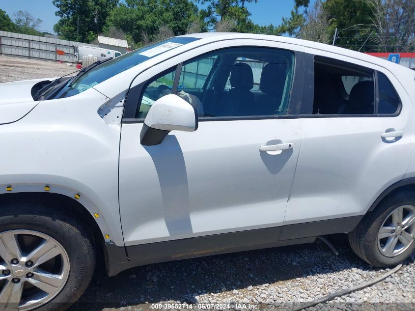 2022 Chevrolet Trax Fwd Ls VIN: KL7CJKSMXNB549302 Lot: 39552714