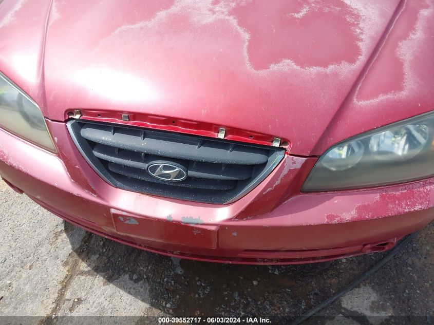 2004 Hyundai Elantra Gls/Gt VIN: KMHDN46DX4U912374 Lot: 39552717