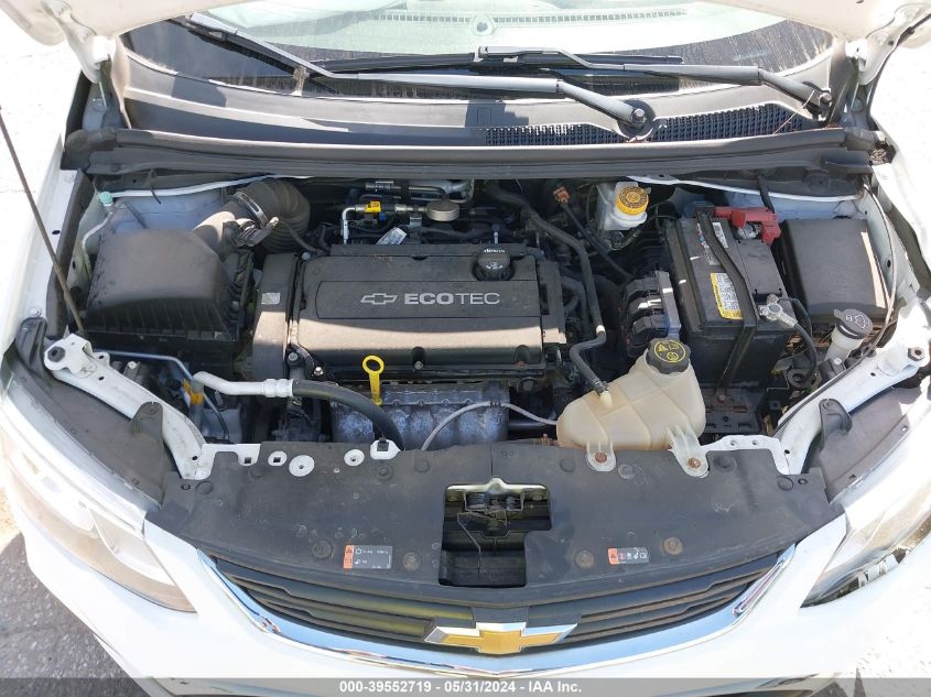 2017 Chevrolet Sonic Lt Auto VIN: 1G1JG6SH4H4157193 Lot: 39552719