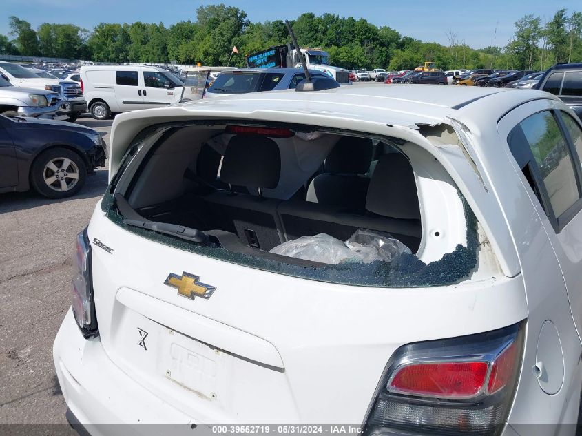 2017 Chevrolet Sonic Lt Auto VIN: 1G1JG6SH4H4157193 Lot: 39552719