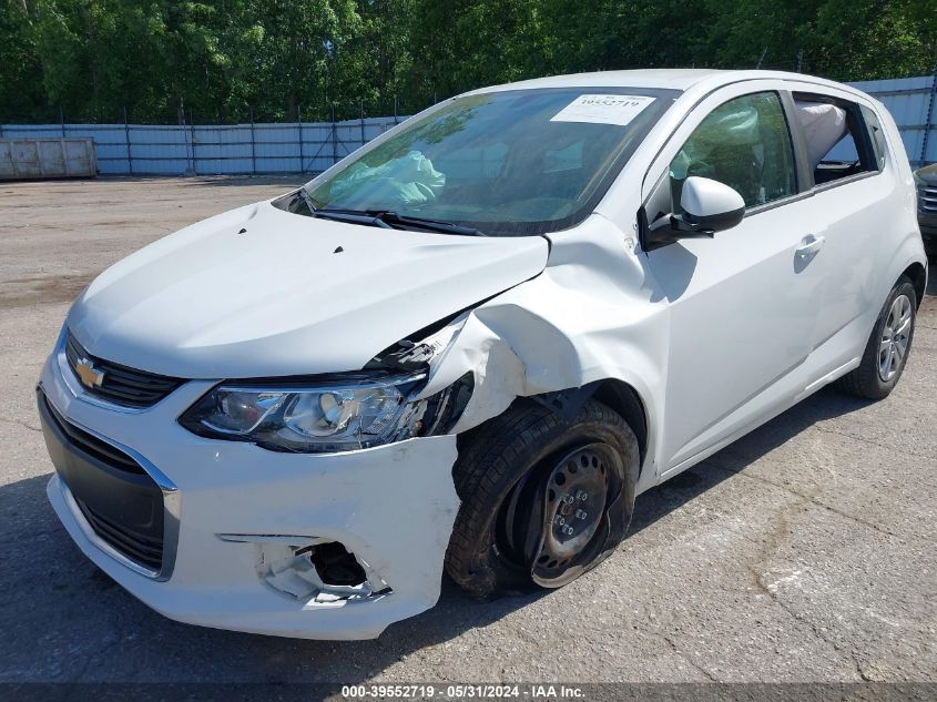 2017 Chevrolet Sonic Lt Auto VIN: 1G1JG6SH4H4157193 Lot: 39552719