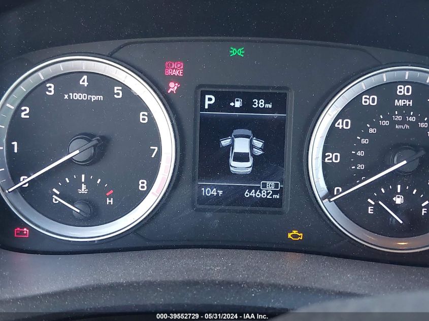 2018 Hyundai Sonata Se VIN: 5NPE24AF5JH689872 Lot: 39552729