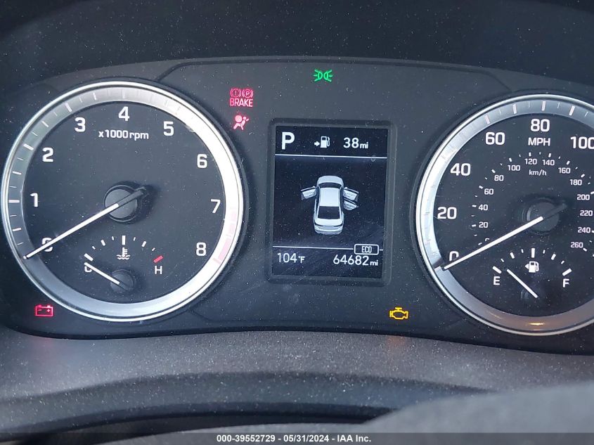 2018 Hyundai Sonata Se VIN: 5NPE24AF5JH689872 Lot: 39552729