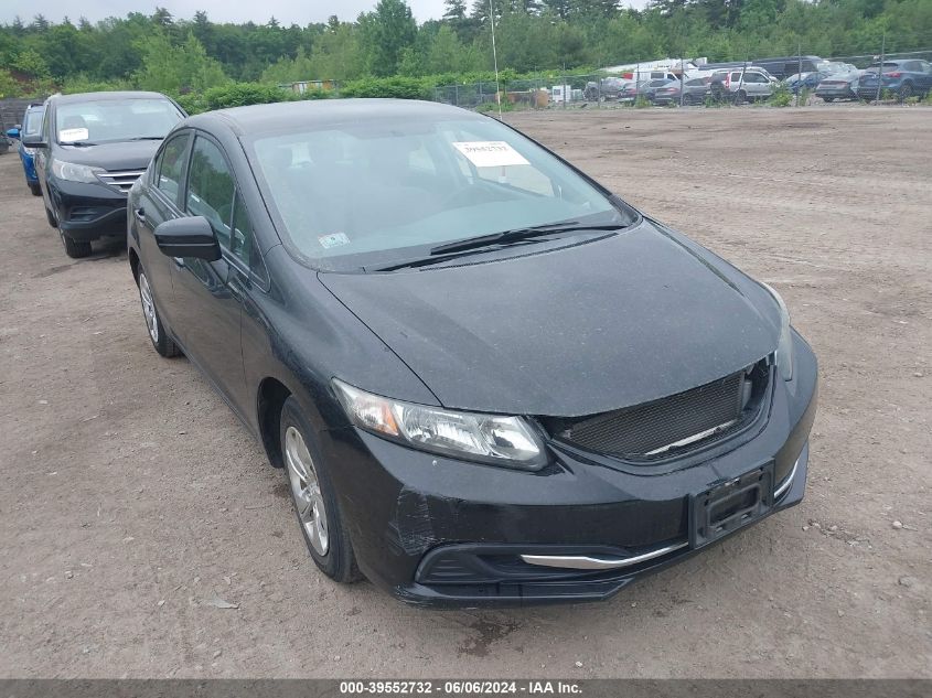 2014 Honda Civic Lx VIN: 2HGFB2E58EH557019 Lot: 39552732