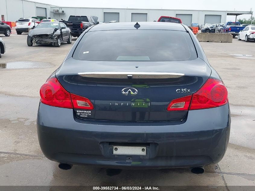 2008 Infiniti G35X VIN: JNKBV61F88M269334 Lot: 39552734