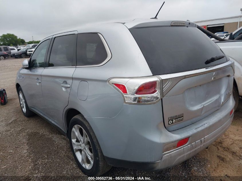 2014 Mitsubishi Outlander Gt VIN: JA4JZ4AX0EZ002843 Lot: 39552736