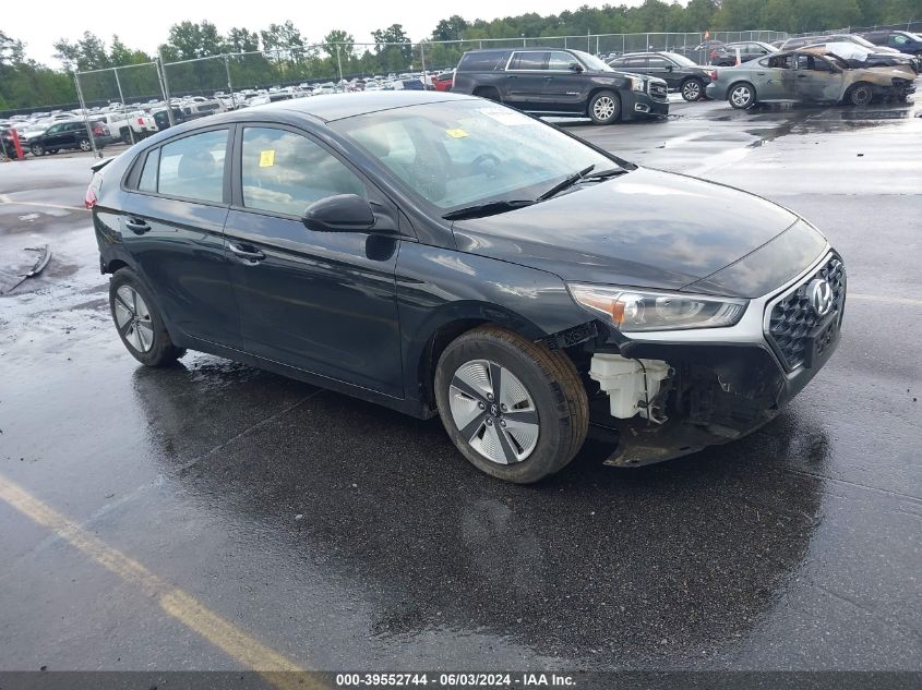 2021 Hyundai Ioniq Hybrid Blue VIN: KMHC65LC6MU261366 Lot: 39552744