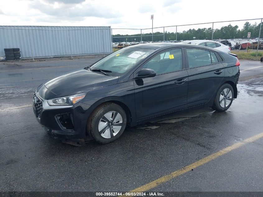 2021 Hyundai Ioniq Hybrid Blue VIN: KMHC65LC6MU261366 Lot: 39552744