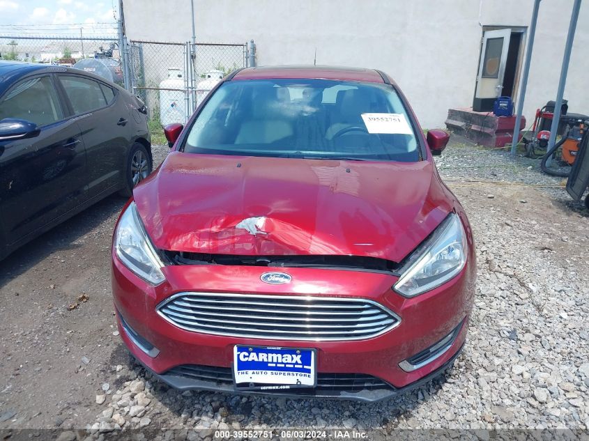 2017 Ford Focus Titanium VIN: 1FADP3N20HL287560 Lot: 39552751